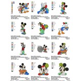 Collection Mickey And Friends Embroidery Designs 04